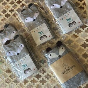 New Grey fox knee high socks